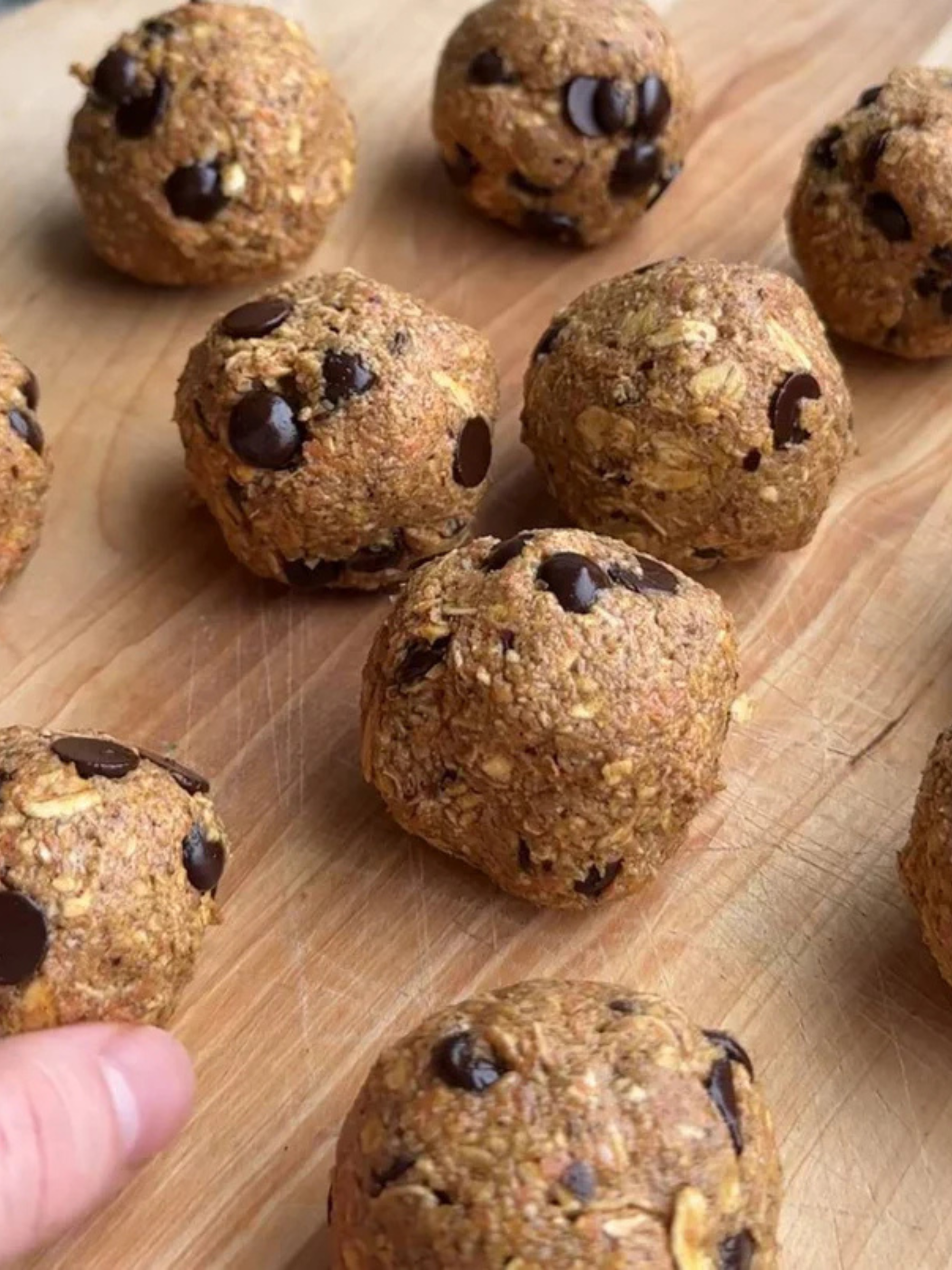 Saftiga morotskaksbollar