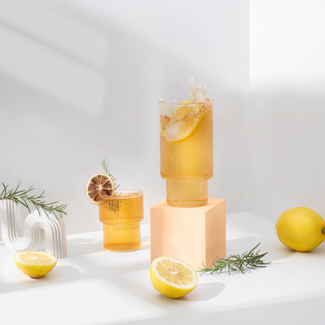 Enkel kombucha mocktail