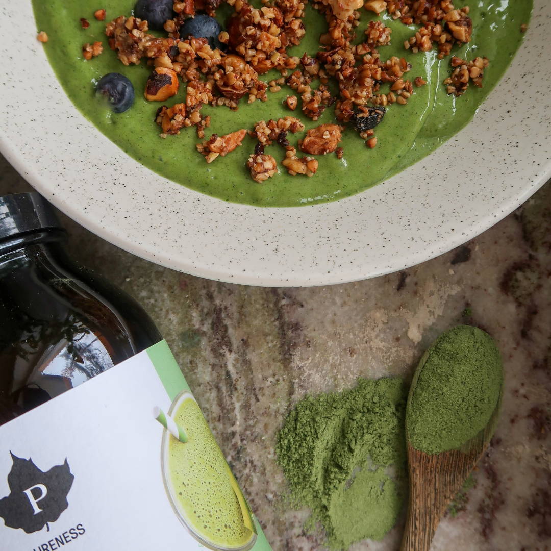 Immunboostande grön smoothie bowl!