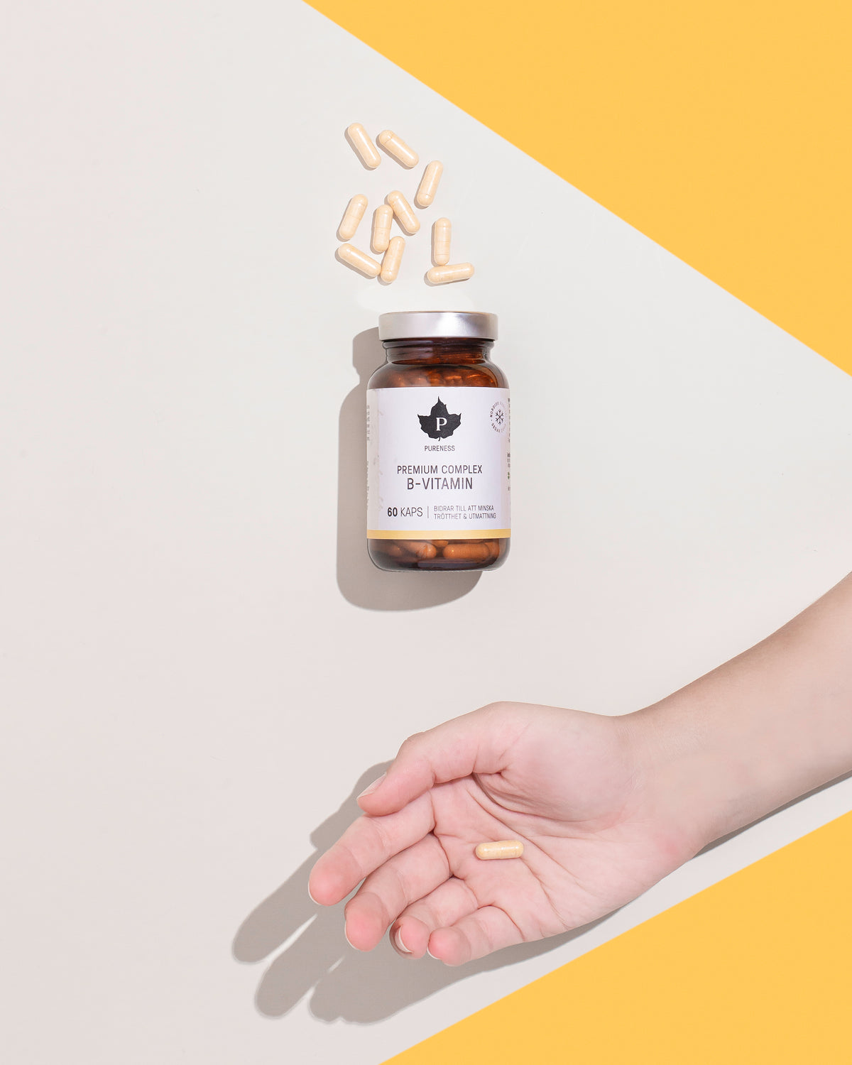 Premium Complex B-Vitamin - 60 kapslar