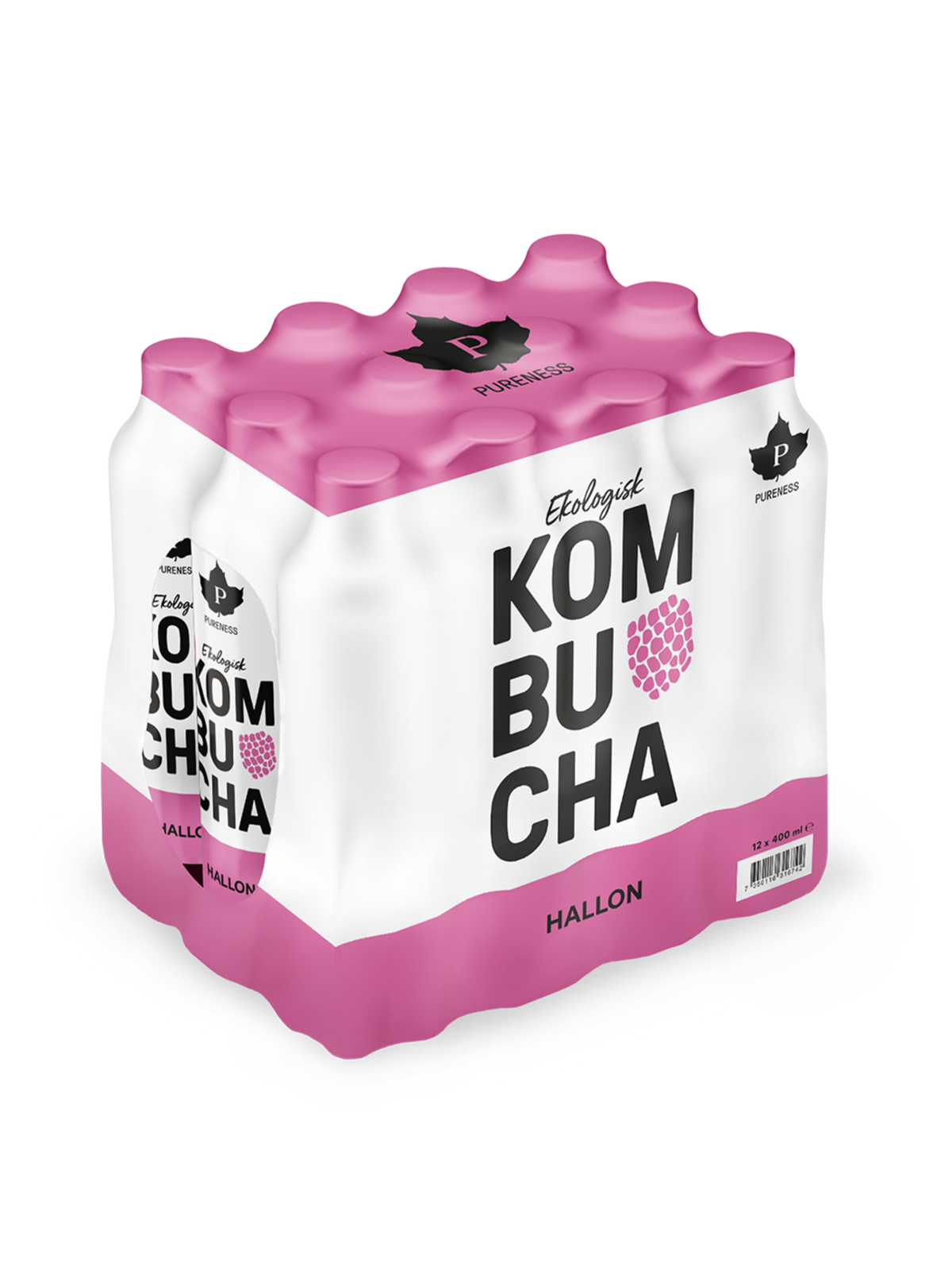 Ekologisk Kombucha Hallon 400 ml x 12st