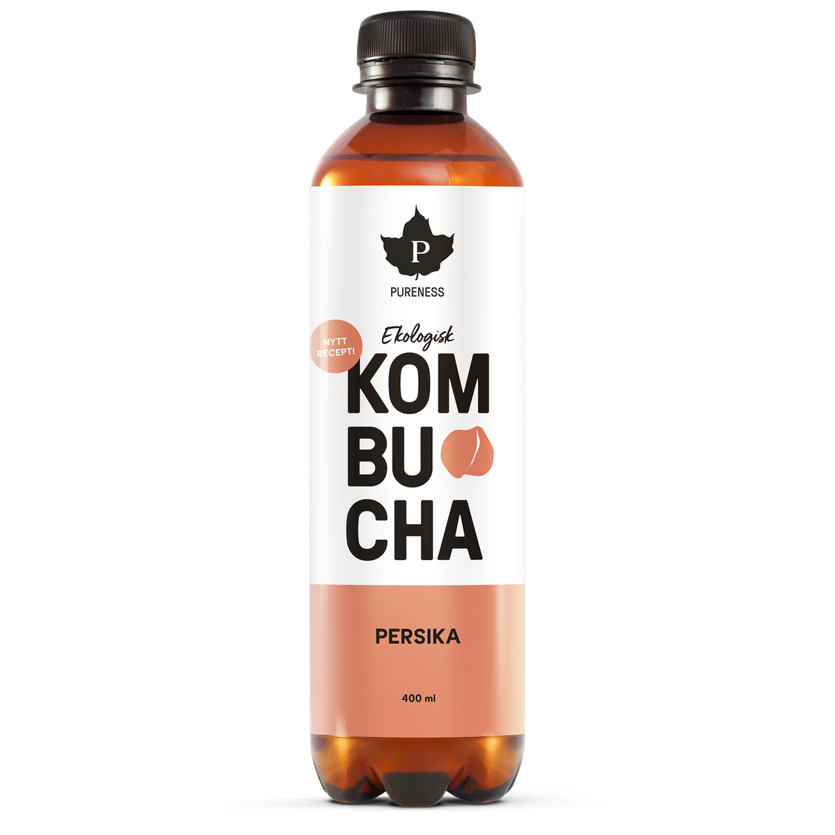 Ekologisk Kombucha Persika - 400 ml