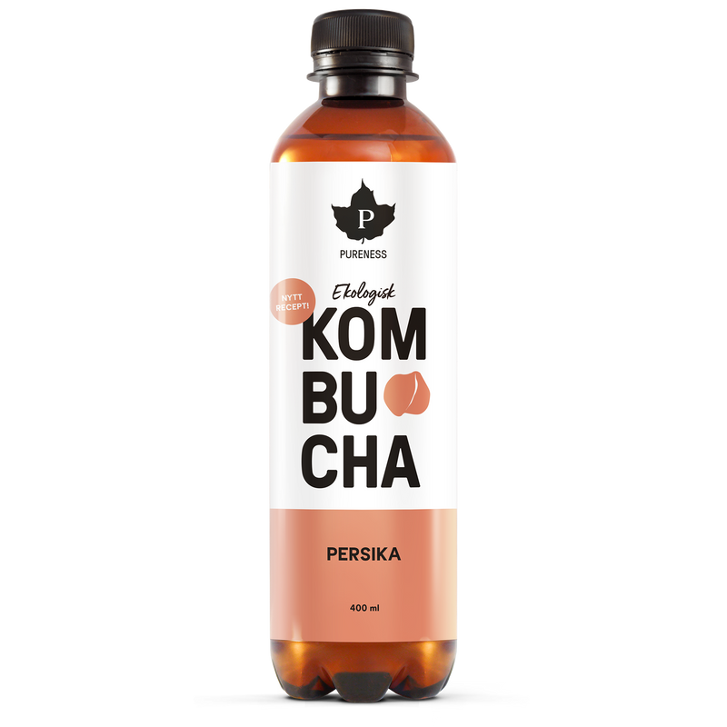 Ekologisk Kombucha Persika - 400 ml
