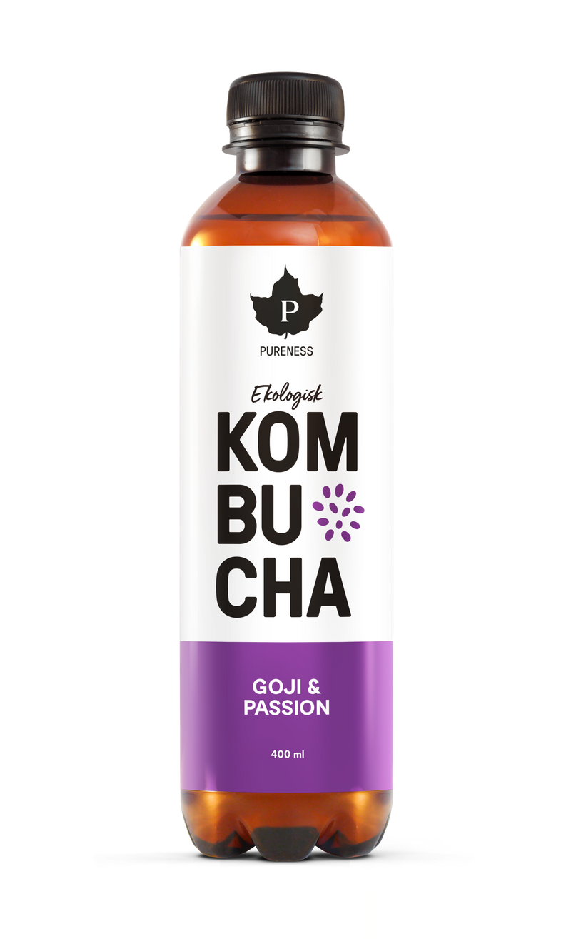 Ekologisk Kombucha Goji & Passion - 400 ml