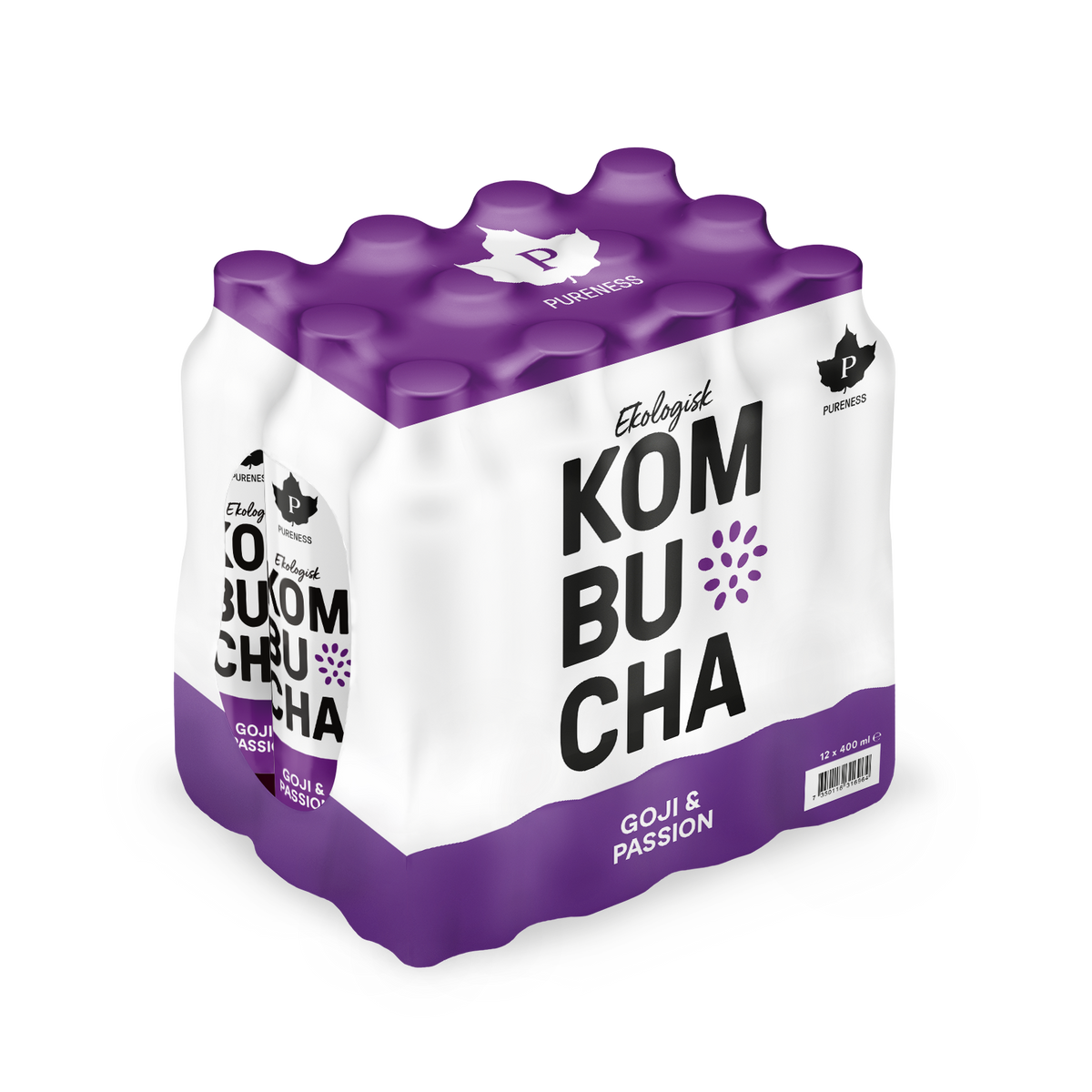 Ekologisk Kombucha Goji & Passion 400 ml x 12st