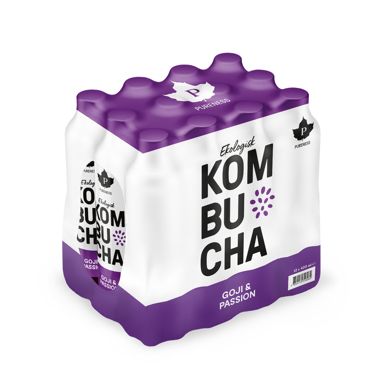 Ekologisk Kombucha Goji & Passion 400 ml x 12st