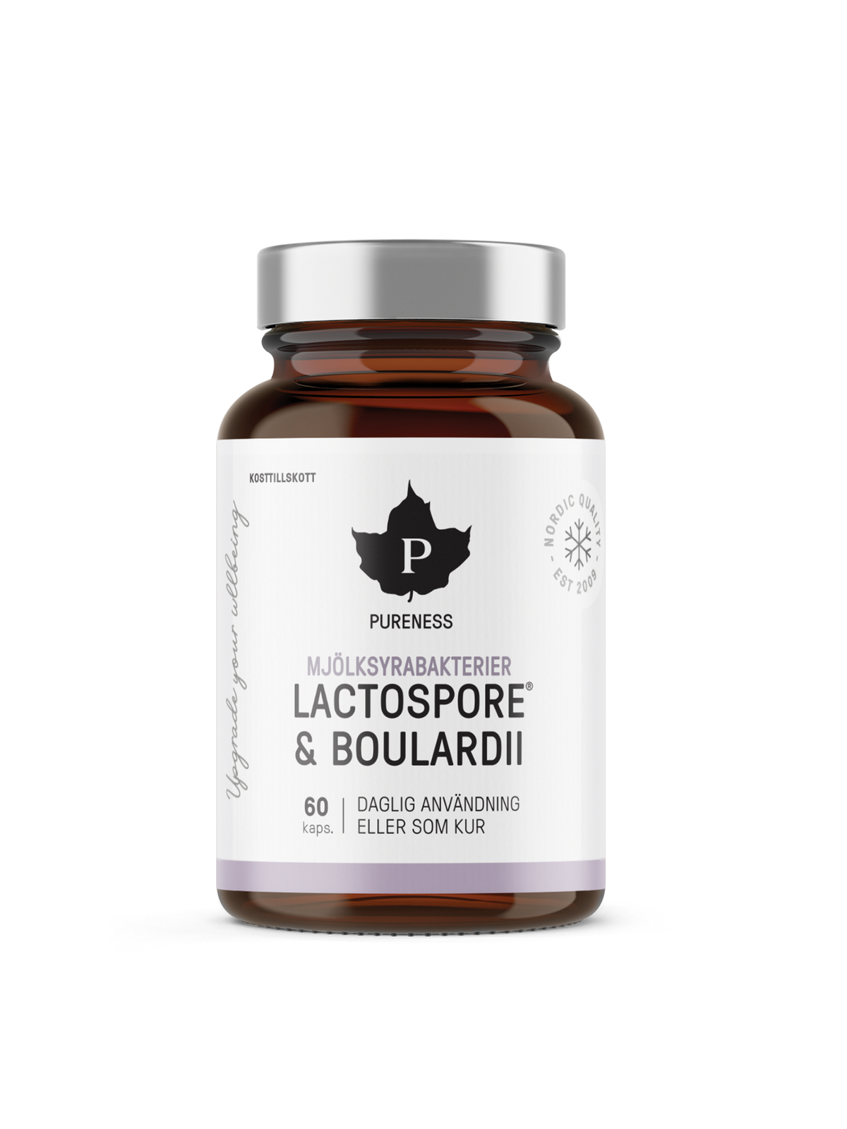 Mjölksyrabakterier | Lactospore + Boulardii - 60 kapslar
