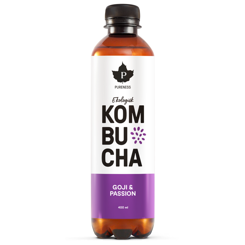 Ekologisk Kombucha Goji & Passion - 400 ml