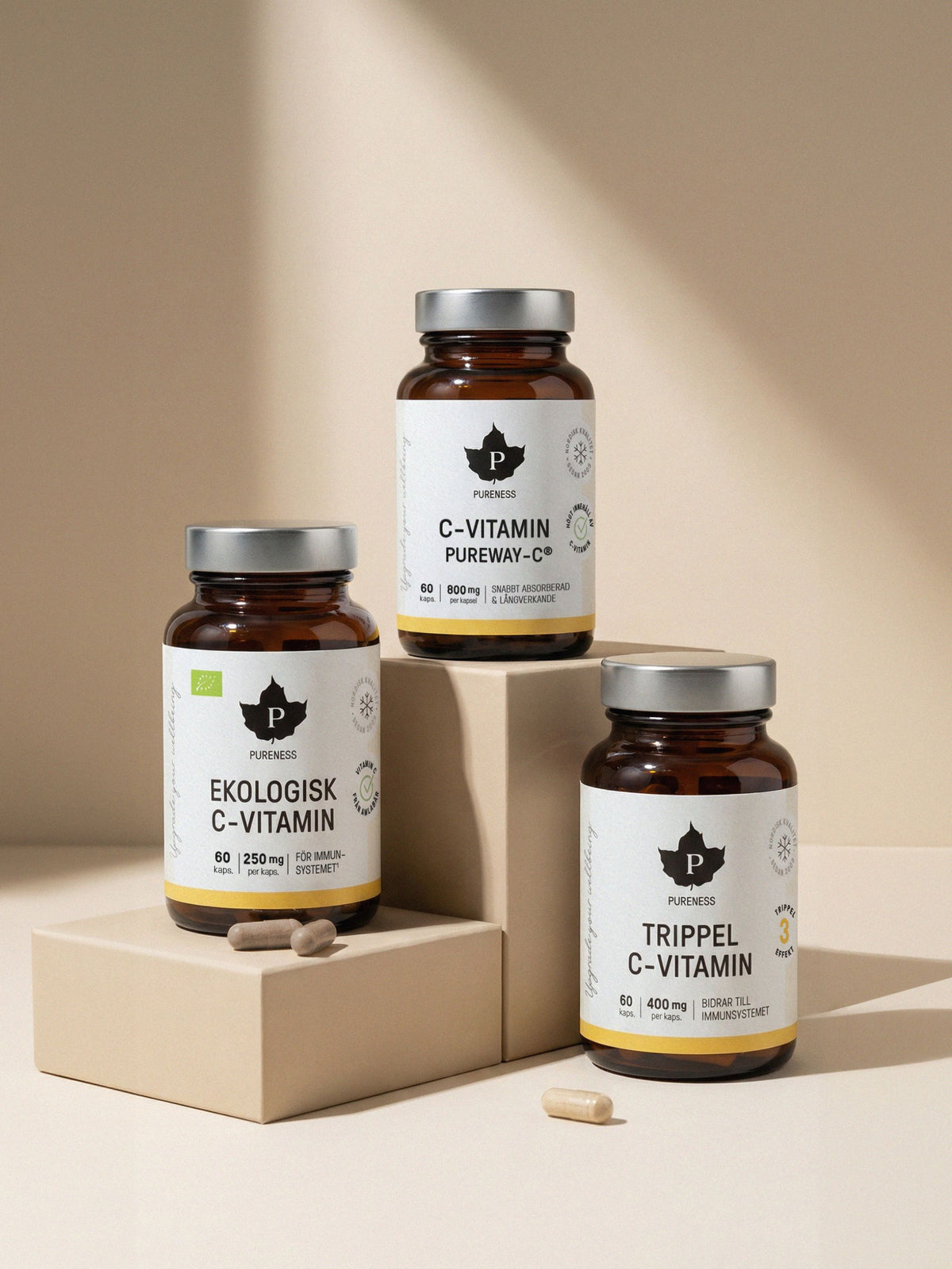 Trippel C-vitamin - 60 kapslar