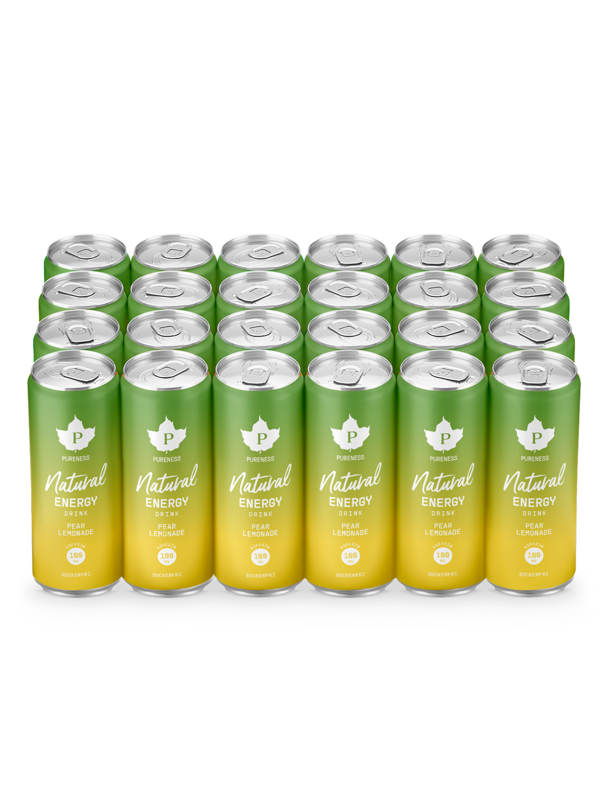 Natural Energy Drink Pear Lemonade - 330 ml x 24st