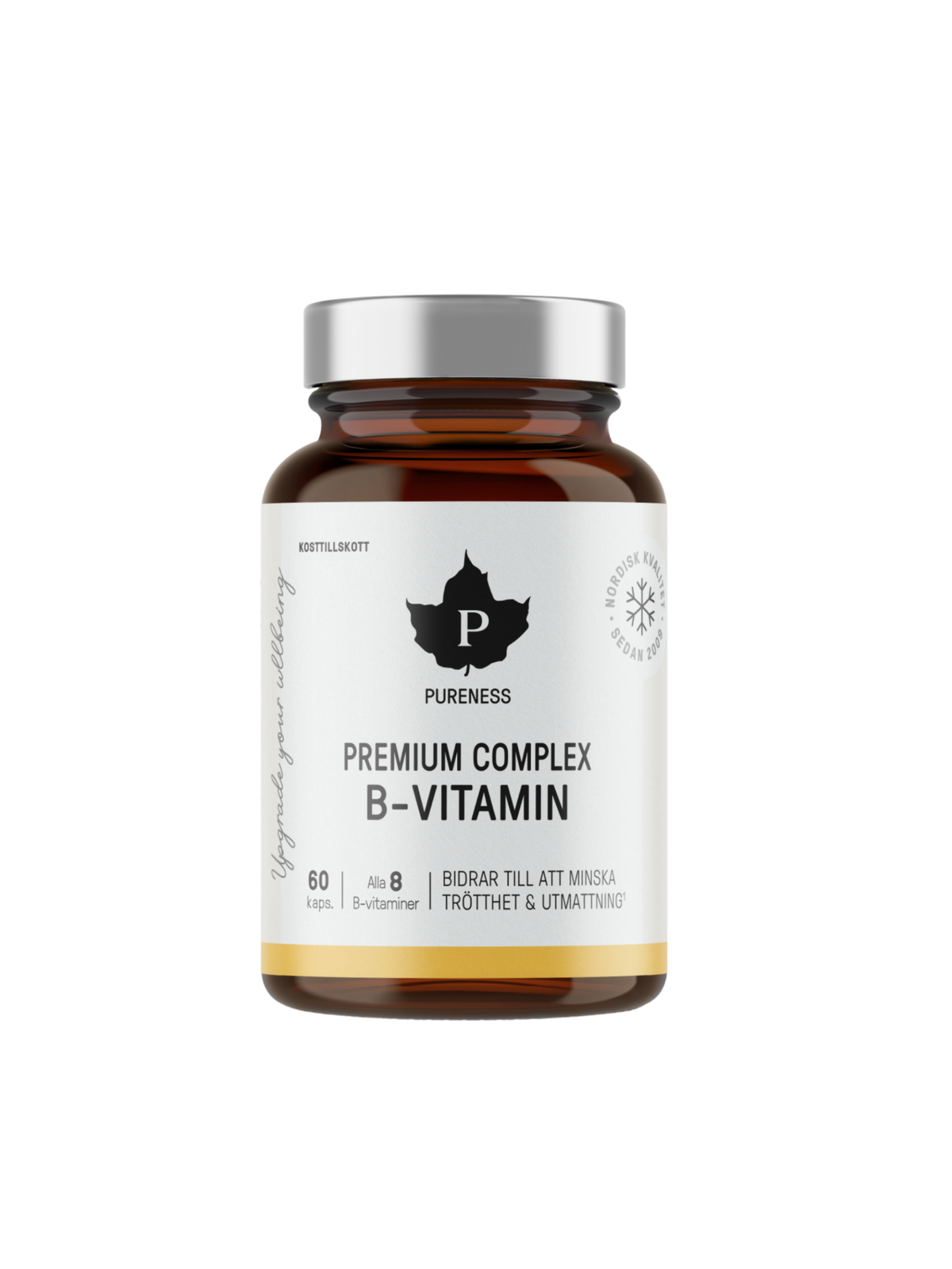 Premium Complex B-Vitamin - 60 kapslar