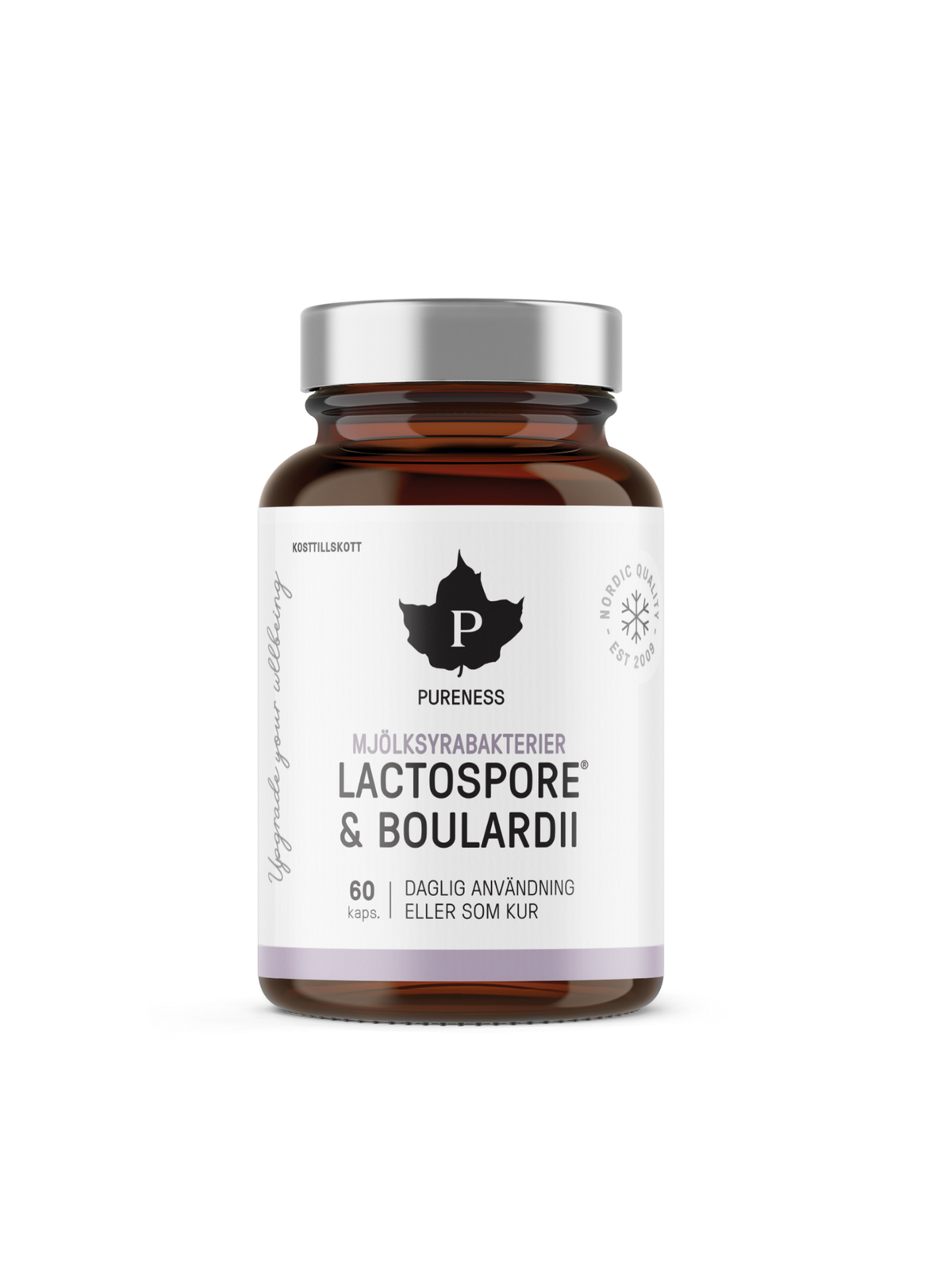 Mjölksyrabakterier | Lactospore + Boulardii - 60 kapslar