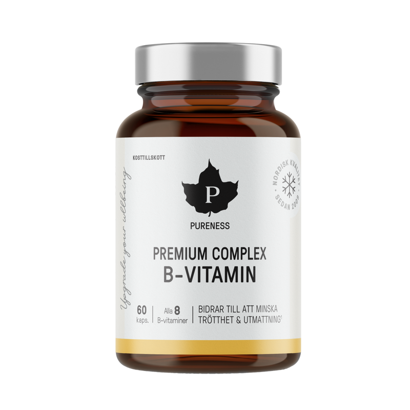 Premium Complex B-Vitamin - 60 kapslar