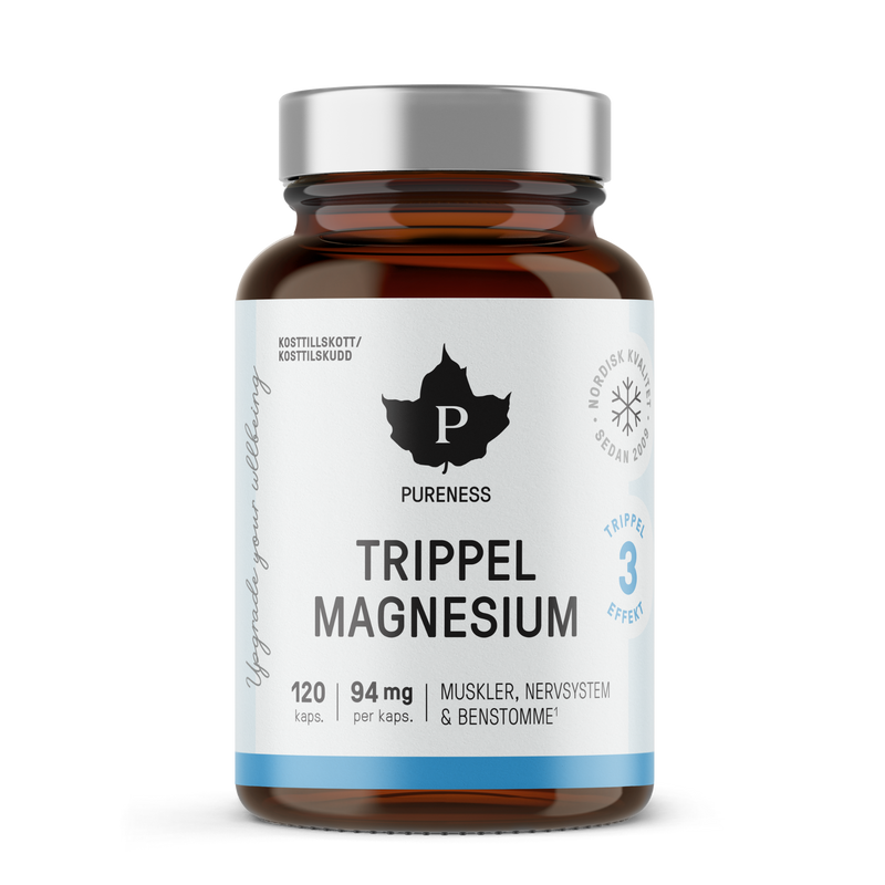 Trippel Magnesium - 120 kapslar