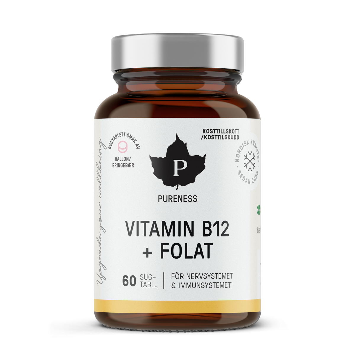 Vitamin B12 + Folat - 60 sugtabletter