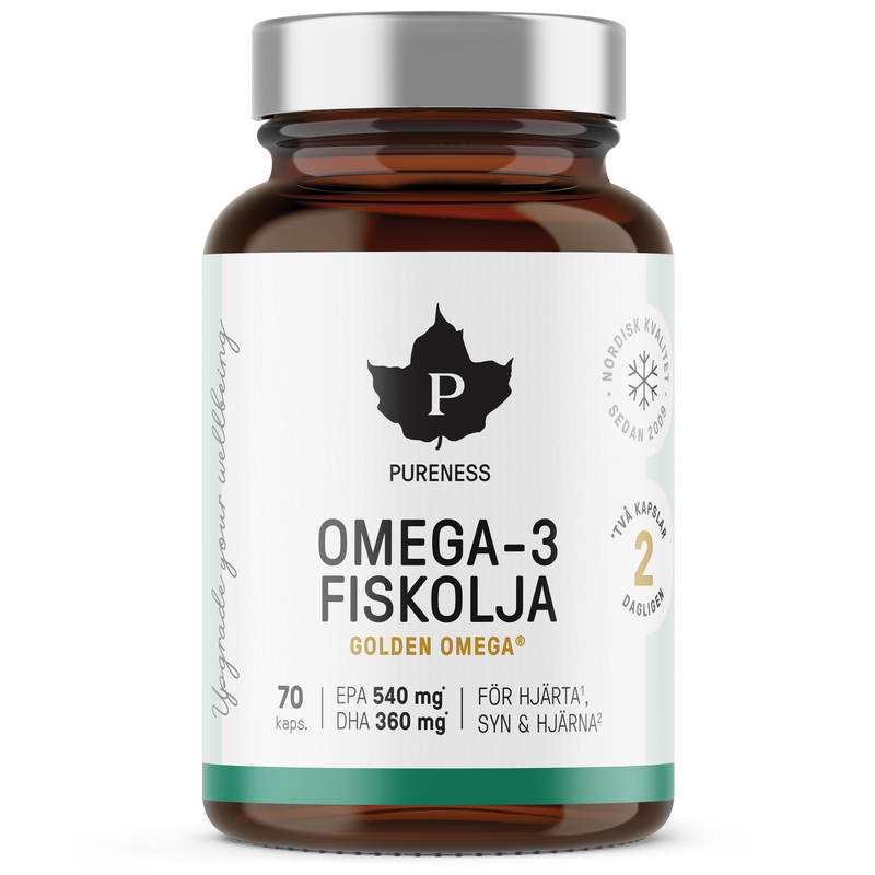 Omega-3 Fiskolja - 70 kapslar