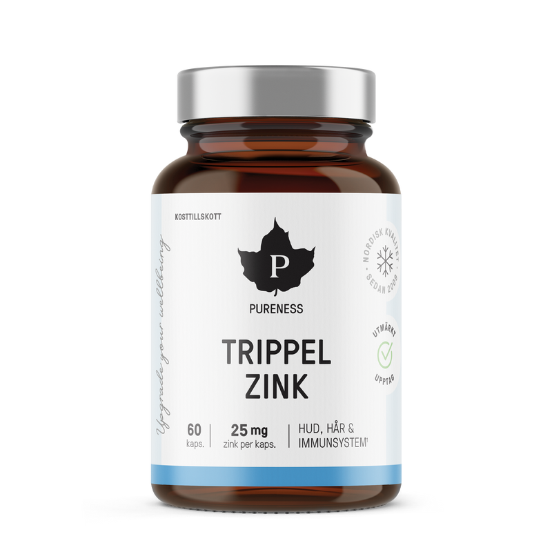 Trippel Zink - 60 kapslar