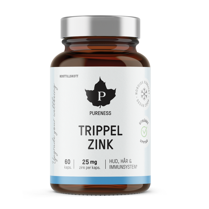 Trippel Zink - 60 kapslar
