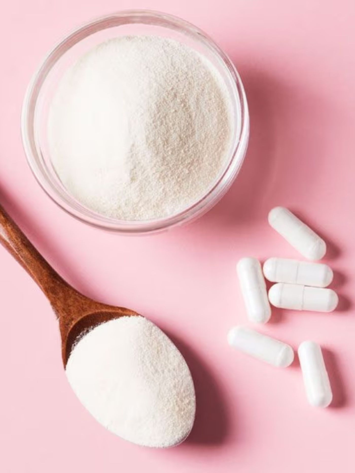 Kollagenkapslar och pulver