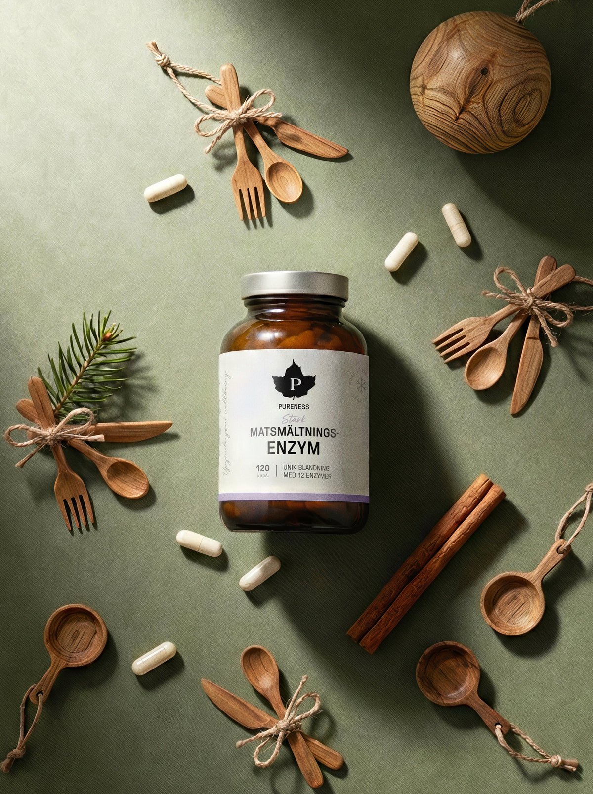 Stark Matsmältningsenzym - 120 kapslar