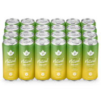 Natural Energy Drink Pear Lemonade - 330 ml x 24st