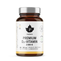 Premium D3-vitamin 2000 IE - 60 kapslar