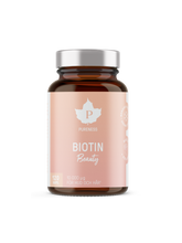 en burk biotin beauty utan bakgrund