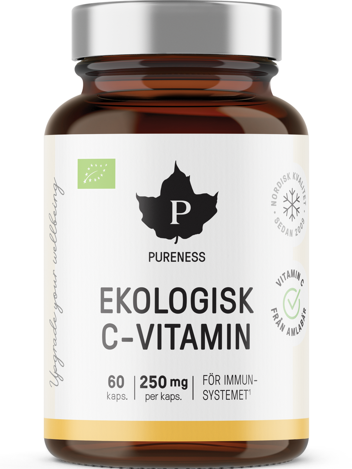 Produktbild på ekologisk c-vitamin utan bakgrund