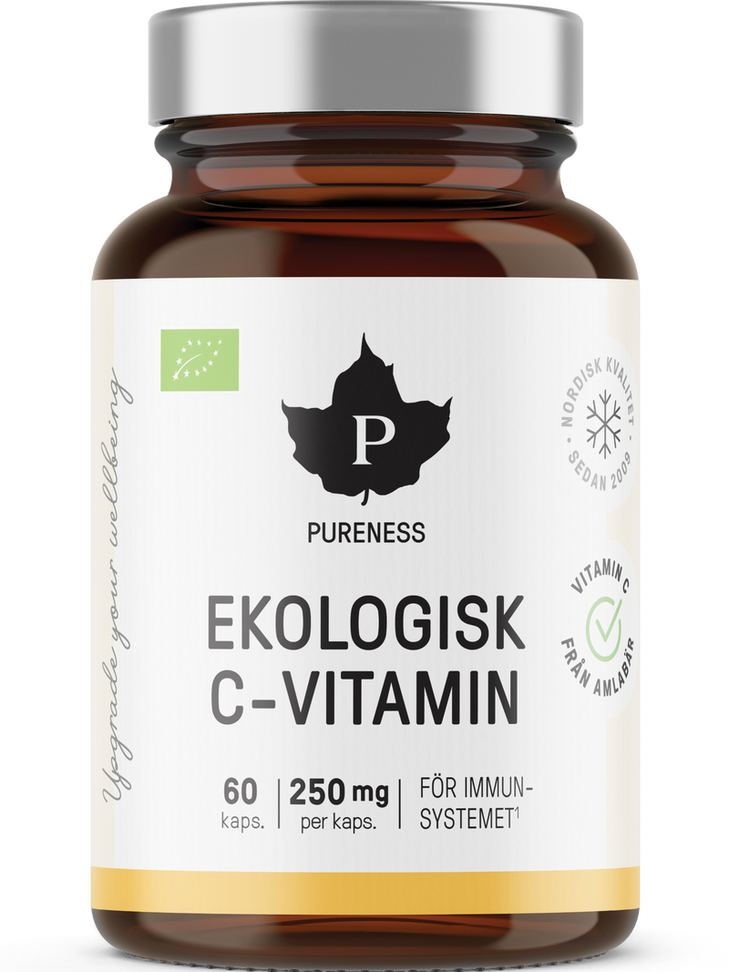 Produktbild på ekologisk c-vitamin utan bakgrund