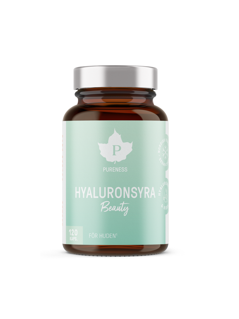 En burk hyaluronsyra utan bakgrund