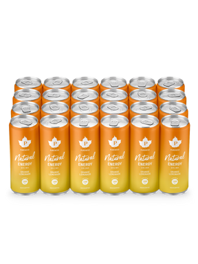 Natural Energy Drink Orange Lemonade - 330 ml x 24st