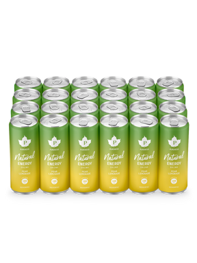 Natural Energy Drink Pear Lemonade - 330 ml x 24st