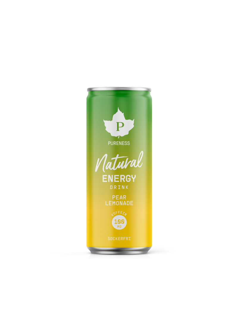 Natural Energy Drink Pear Lemonade - 330 ml