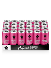 Natural Energy Drink Raspberry - 330 ml x 24st