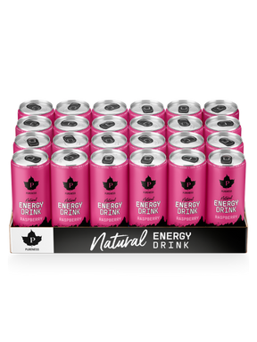 Natural Energy Drink Raspberry - 330 ml x 24st