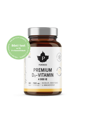 Premium D3-Vitamin 4000 IE - 60 kapslar