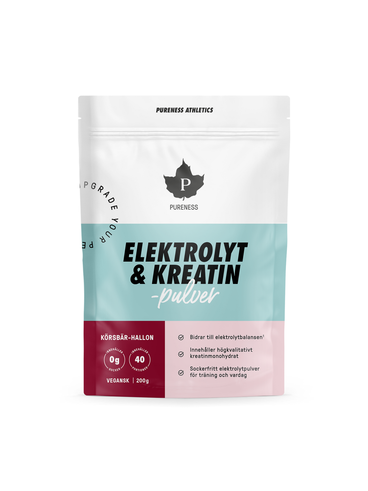 Elektrolyt & Kreatinpulver I Körsbär Hallon 200 g