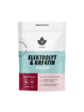 Elektrolyt & Kreatinpulver I Körsbär Hallon 200 g
