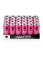 Natural Energy Drink Raspberry - 330 ml x 24st