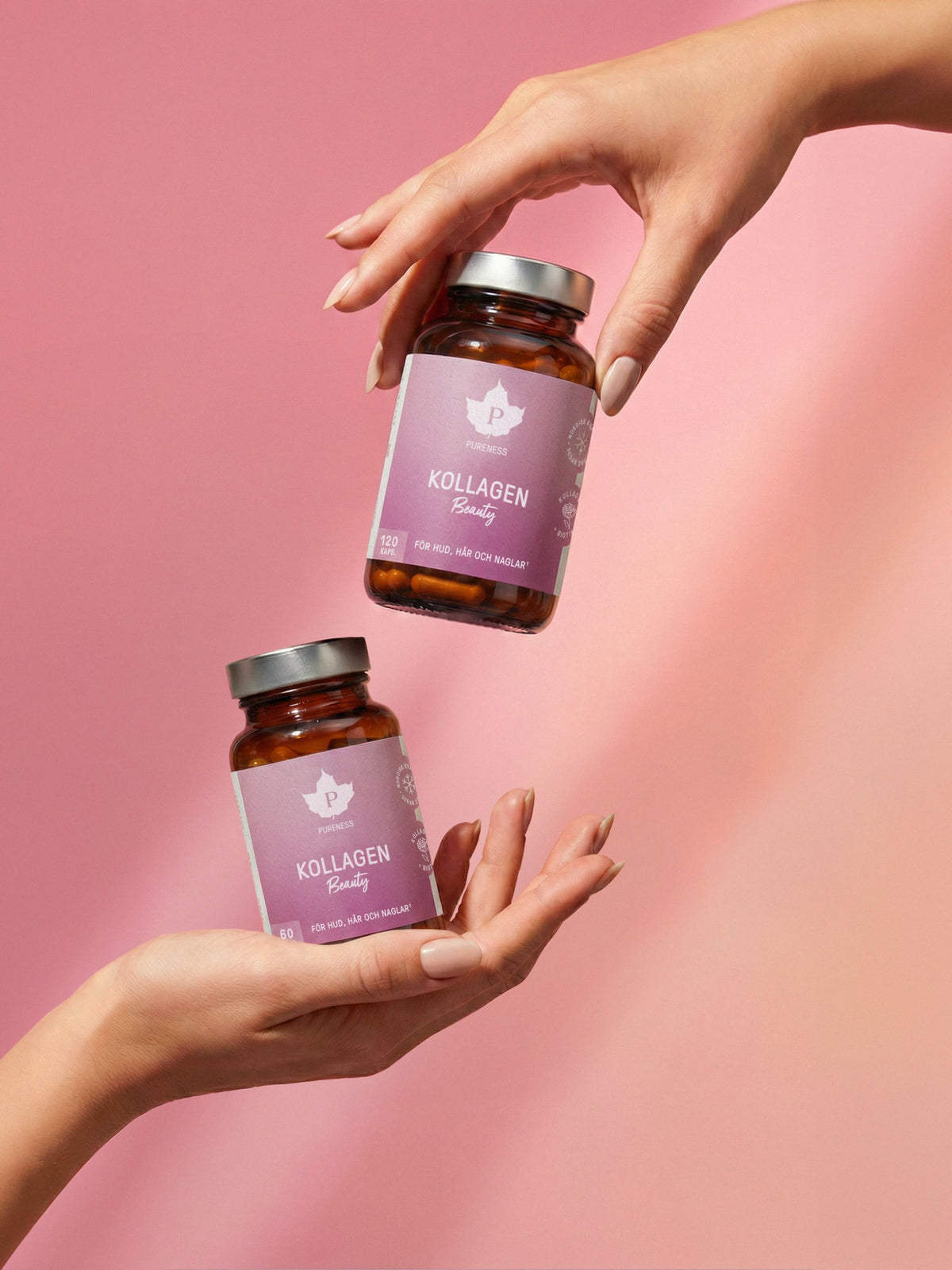 Pureness Kollagen Beauty 120 och 60 Kaps