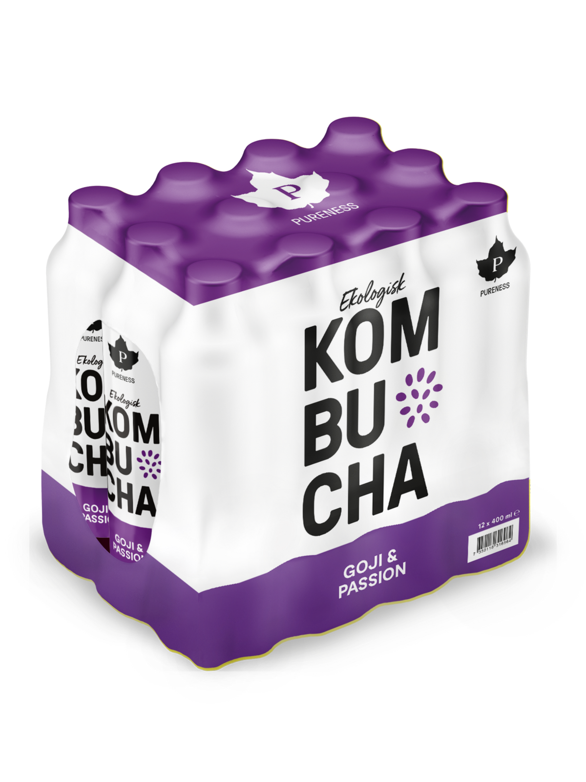 Ekologisk Kombucha Goji & Passion 400 ml x 12st