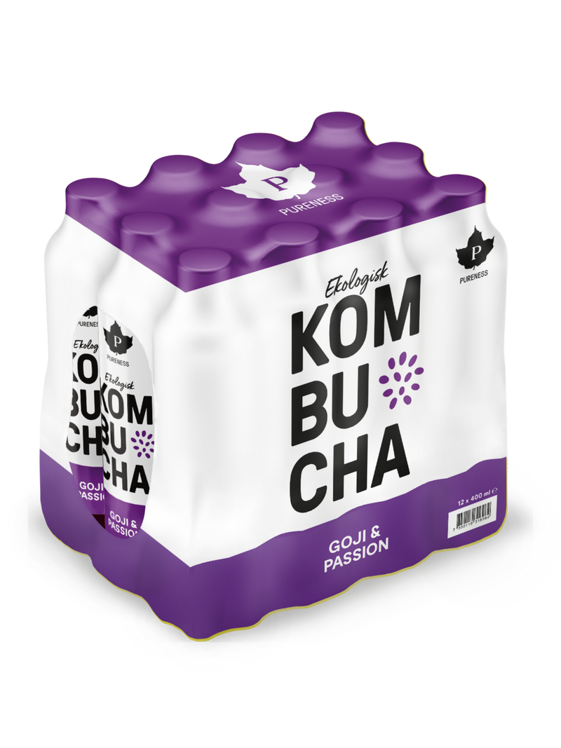 Ekologisk Kombucha Goji & Passion 400 ml x 12st