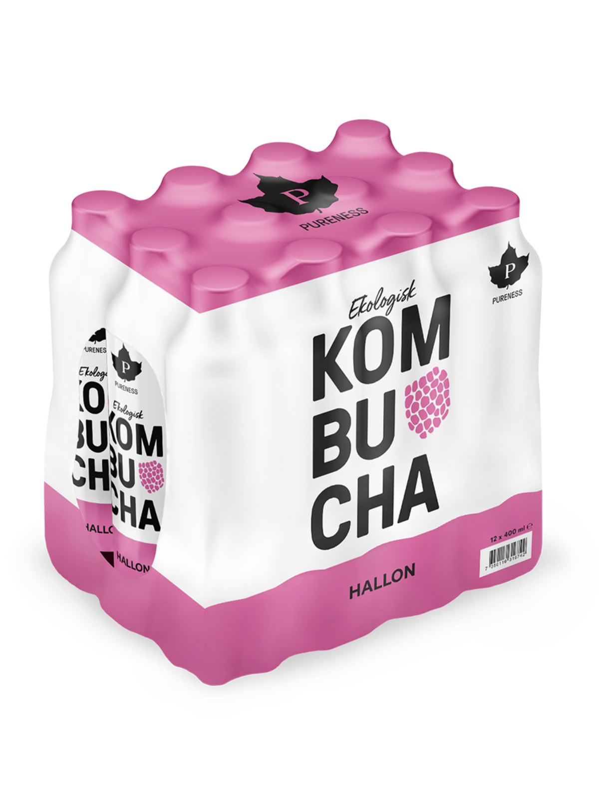Ekologisk Kombucha Hallon 400 ml x 12st