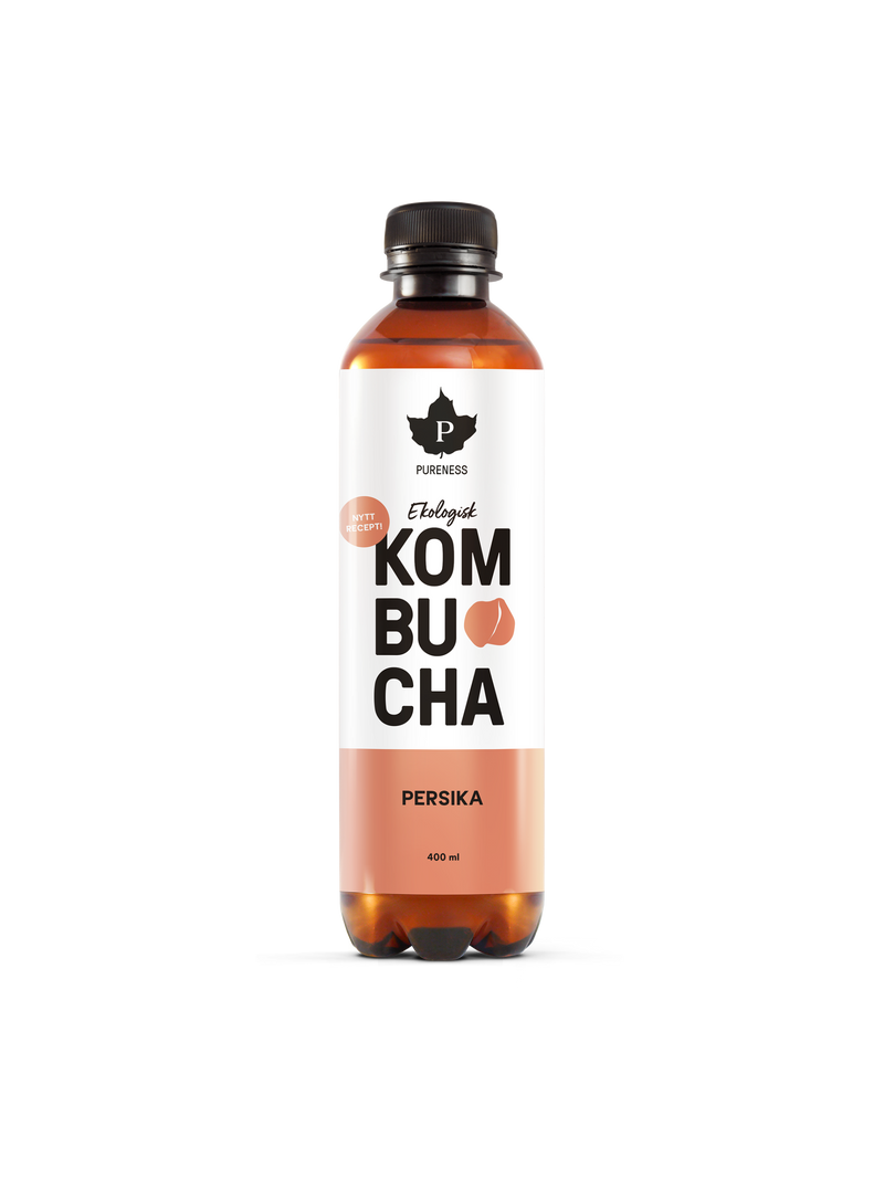 Ekologisk Kombucha Persika - 400 ml