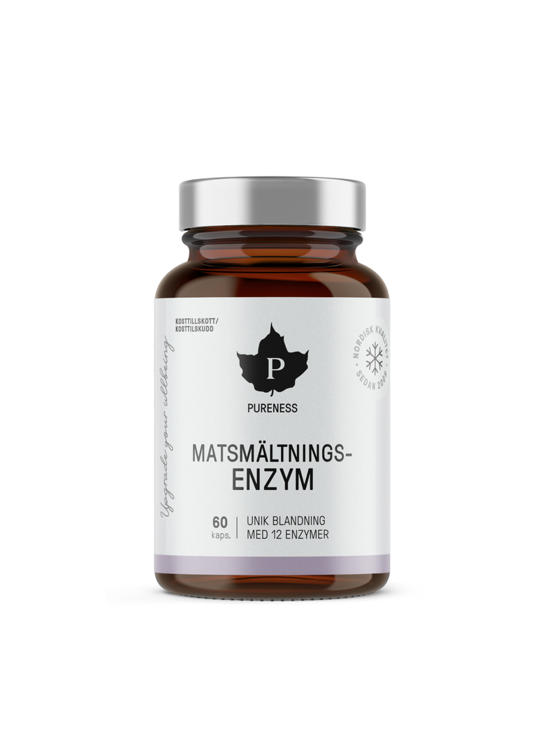 Matsmältningsenzym - 60 kapslar