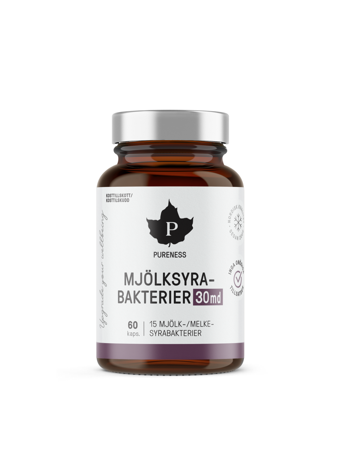 Mjölksyrabakterier 30 md - 60 kapslar