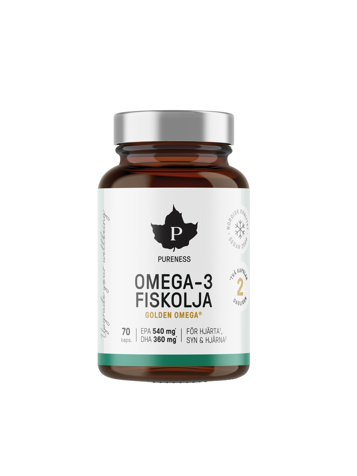 Omega-3 Fiskolja - 70 kapslar