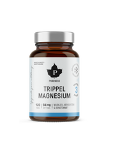 en burk trippel magnesium 120kaps utan bakgrund