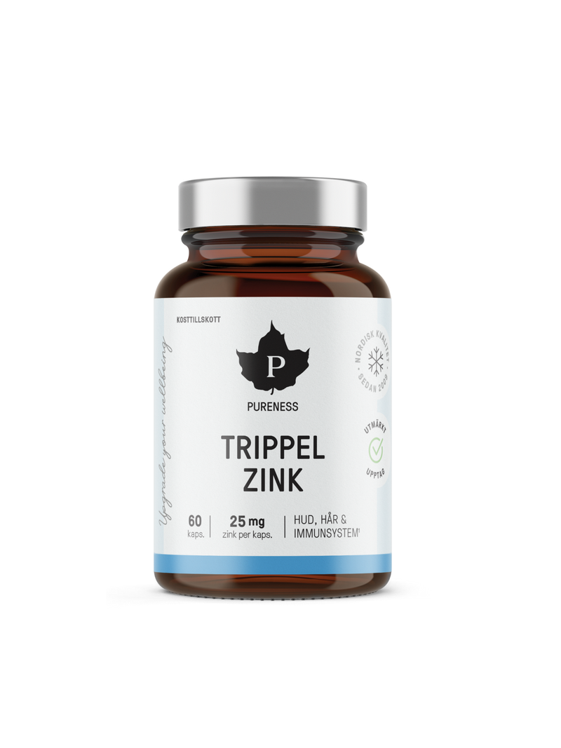 Trippel Zink - 60 kapslar
