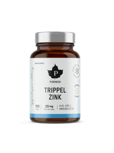 en burk trippel zink från pureness utan bakgrund